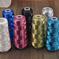 シルバー芯入り糸、シルバー芯入り糸、Feve 同じスタイルのフラッシュシルバー、ビーチバッグフックバッグ糸、DIY 手織り糸