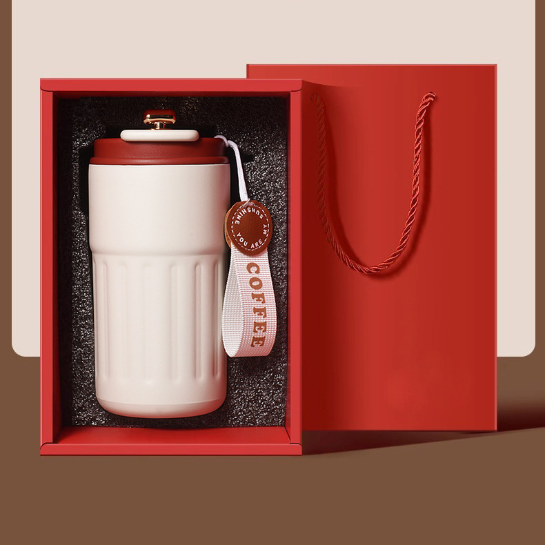 Caja de regalo - Blanco y Rojo