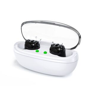 Cic Noise Reduction Hearing Aid for the Elderly, In-Ear Rechargeable Cic Sound Amplifier with Low-Frequency Noise Reduction