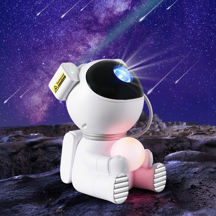 宇宙飛行士星空ランプ宇宙飛行士雰囲気投影ランプ寝室子供部屋装飾ランプクリエイティブギフトナイトライト|undefined