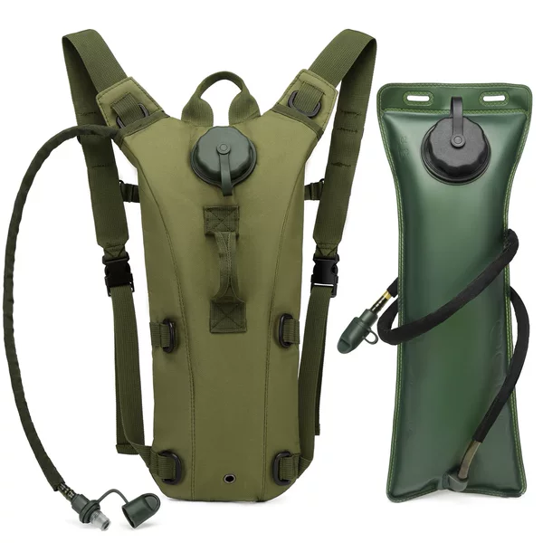 3L Water Bag Outdoor Camouflage Water Bag Backpack Travel Cycling Climbing Tactical Portable Water Kettle Water Bag Backpack