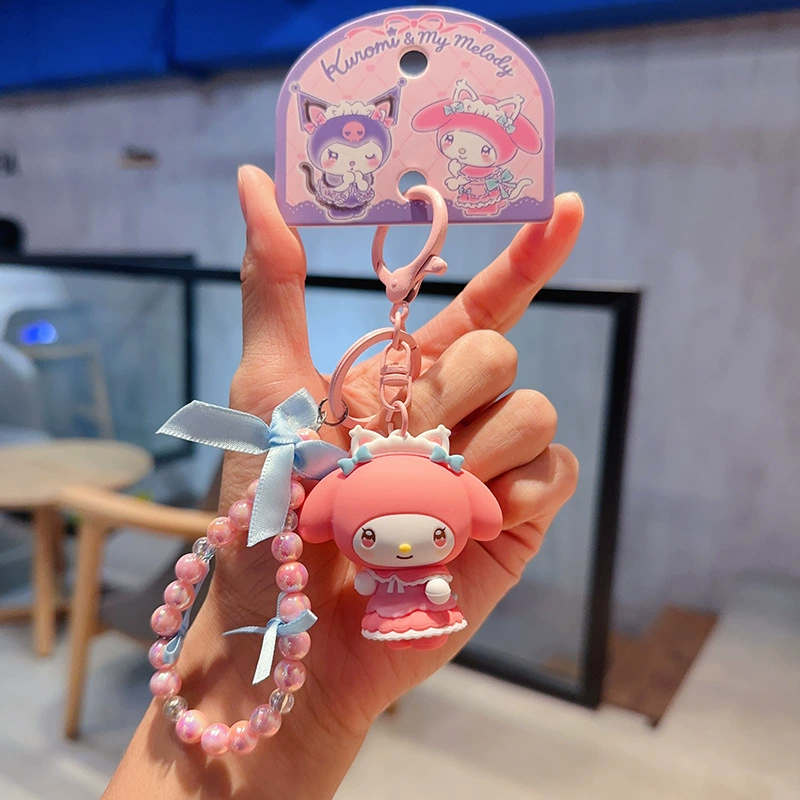 Плюшевый брелок Sanrio Hello Kitty, оригинал, мягкая подвеска 11×7.5 см, коллекционный талисман