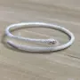镀银纹理灵蛇气质手镯