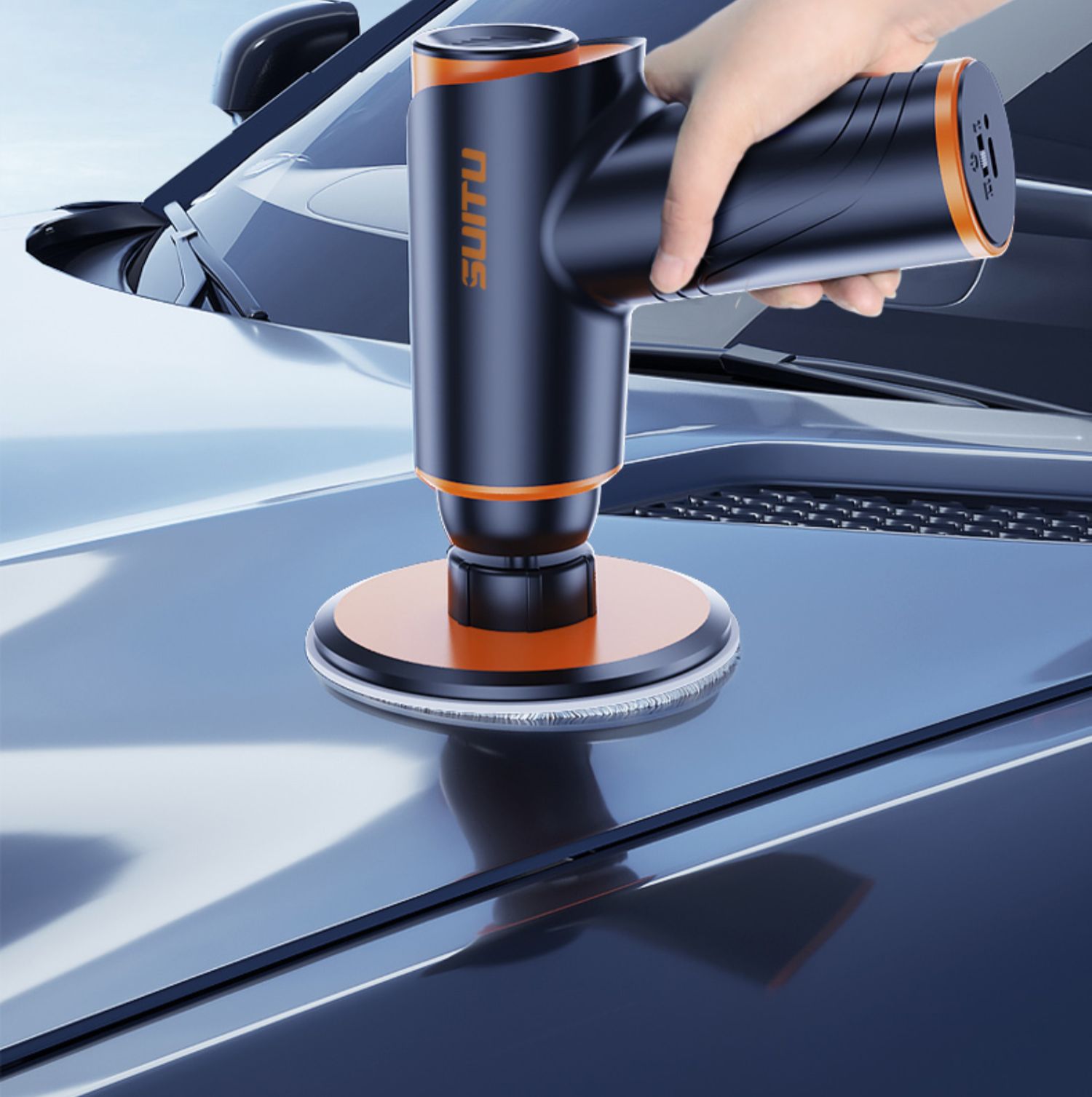 Car Waxing Wireless Polishing Machine Polishing Machine Beauty Car Paint Scratch Sponge Wheel Polishing Wholesale