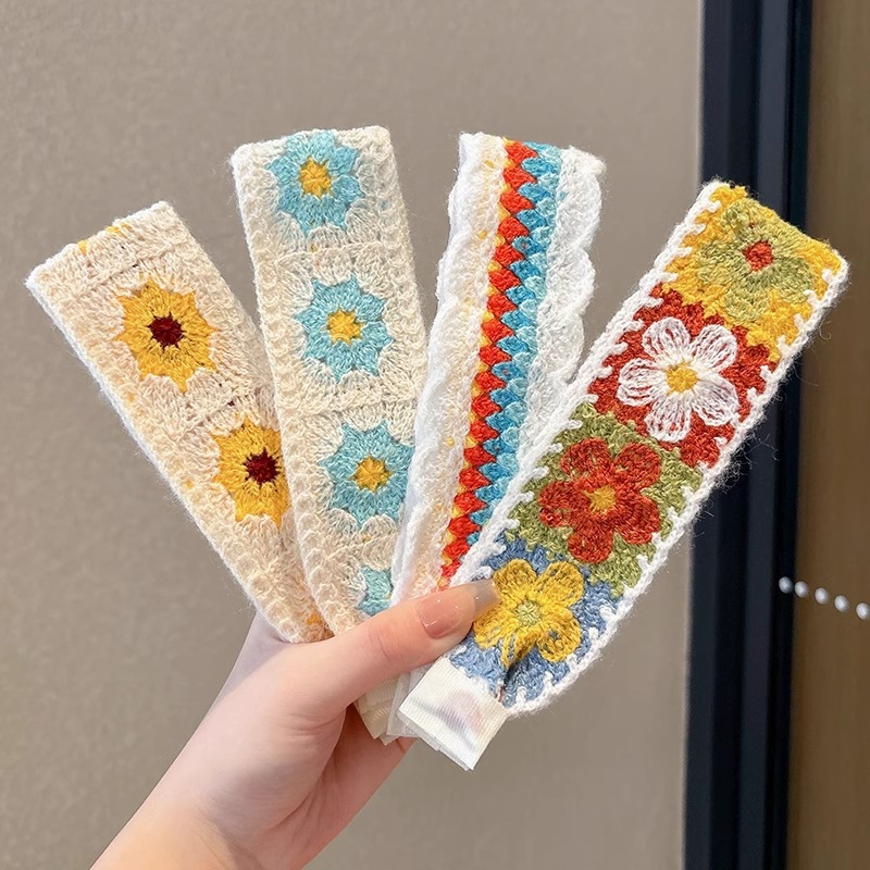 2025 nuevos niños velcro bandas de cabello accesorios de cabello acabado artefacto de cabello de verano para niñas frangeas adornadas correa de cabello