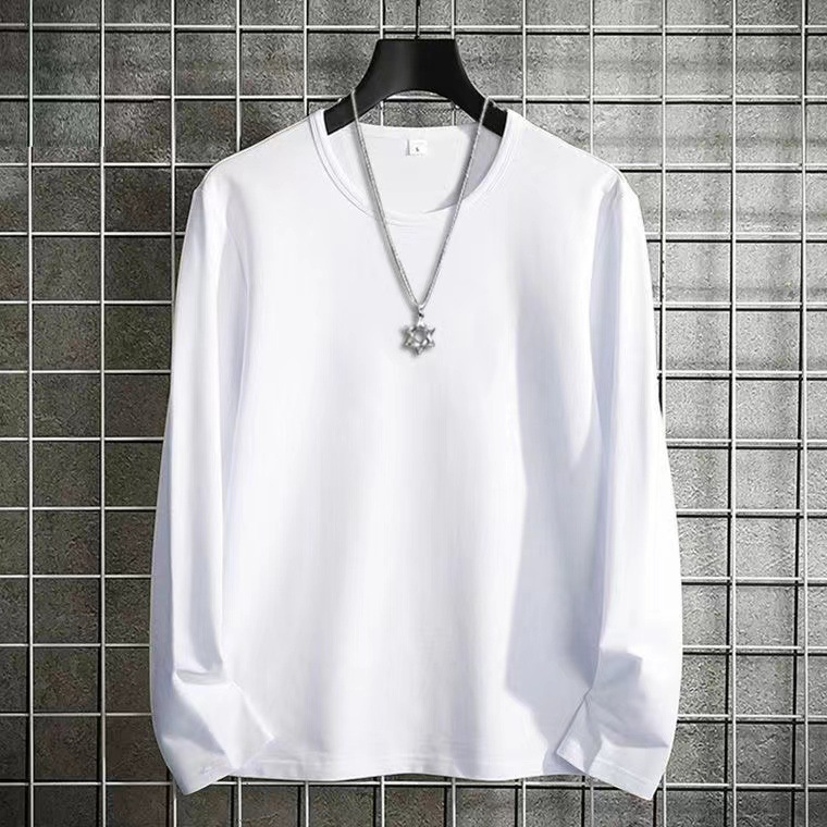 레귤러 긴팔(얇은 스타일) 화이트