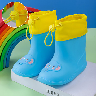 ��ͯ���ڷ�ˮ��Ь��ͯŮ���ɐۿ�ͨPVC�������m��ͲˮЬ�ӽq��ѥ