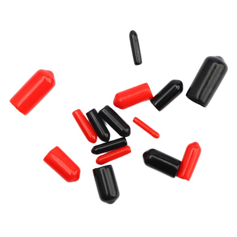 190 шт коробка черный красный ПВХ штыря рукав резьбе рукав штучной упаковке черный красный ПВХ характеристики