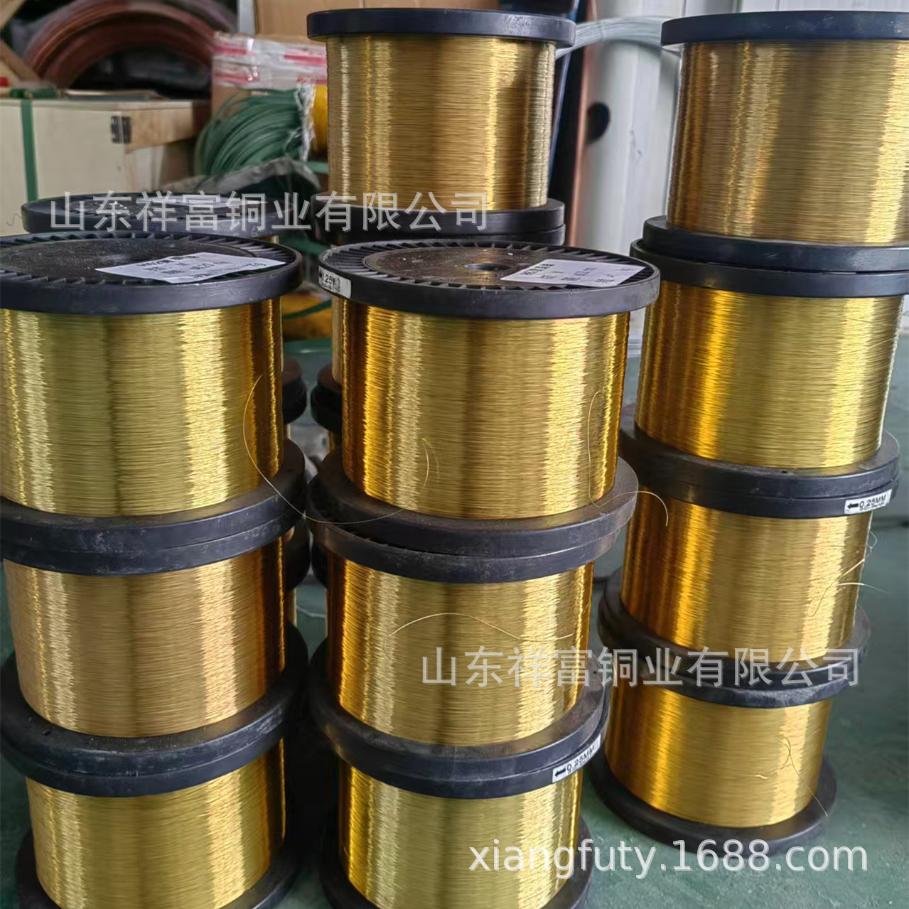 H62黄铜丝工艺品黄铜扁线退火C2680黄铜线材光亮黄铜丝软态硬态