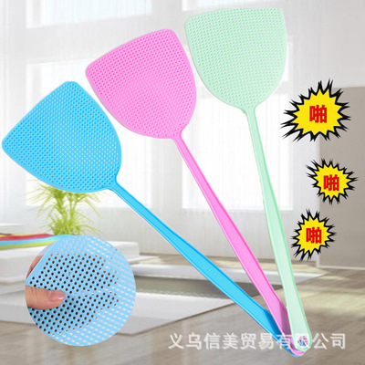 WA225 household summer Plastic Fly-swatter Mosquito racket durable Net surface lengthen Fly Yingzi Mosquito