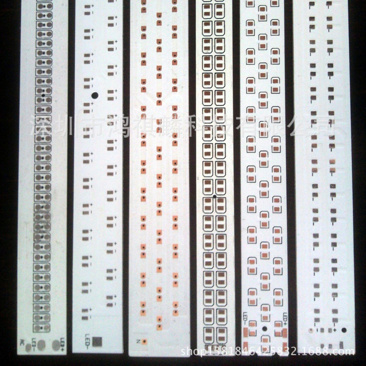 线路板加工生产厂2835日光灯铝基板白油数控切割线路板fpc柔性
