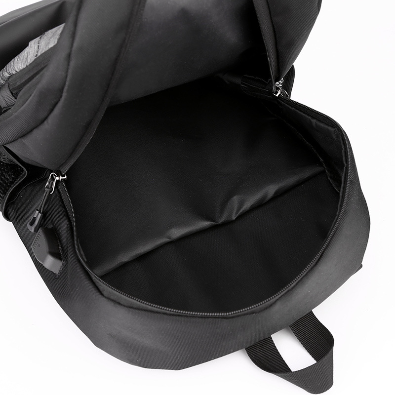 Mochila para computadora portátil de nailon para hombre con carga inteligente usb