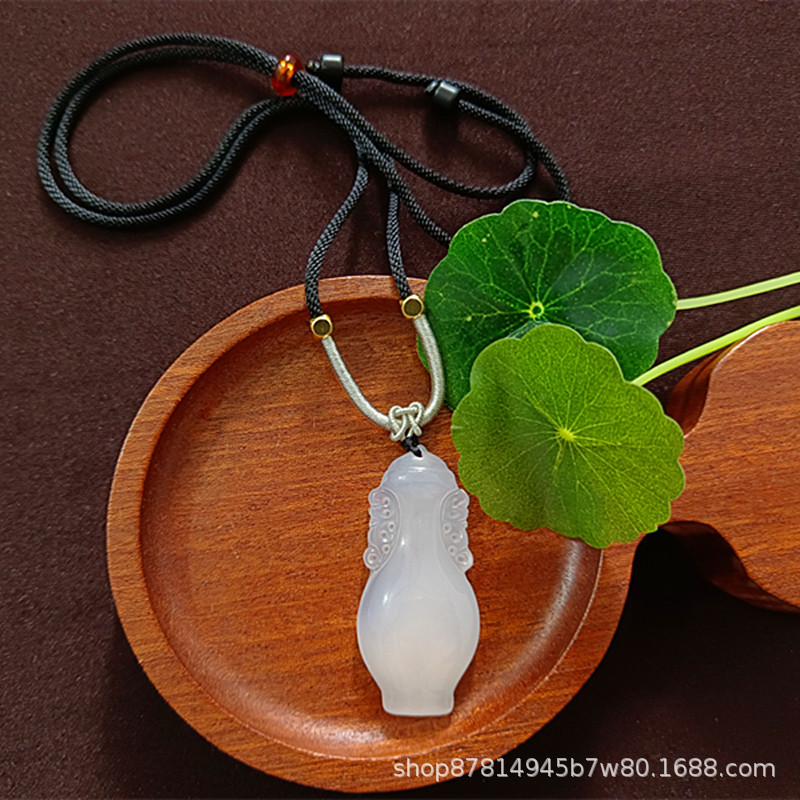 검은색 밧줄이 달린 물병 모델 1개(46*21mm)