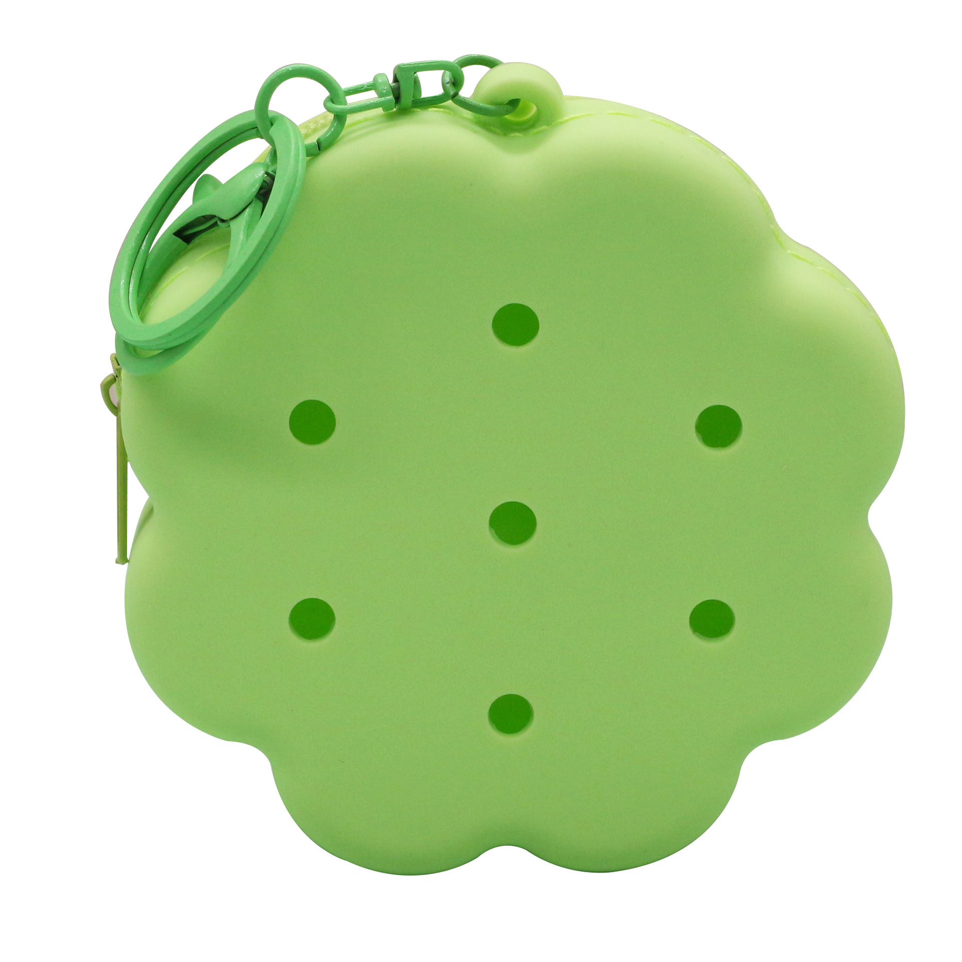 Inventario de dibujos animados de silicona agujero bolsa mini bolso diy bolsa de almacenamiento bolso auriculares llavero colgante regalo