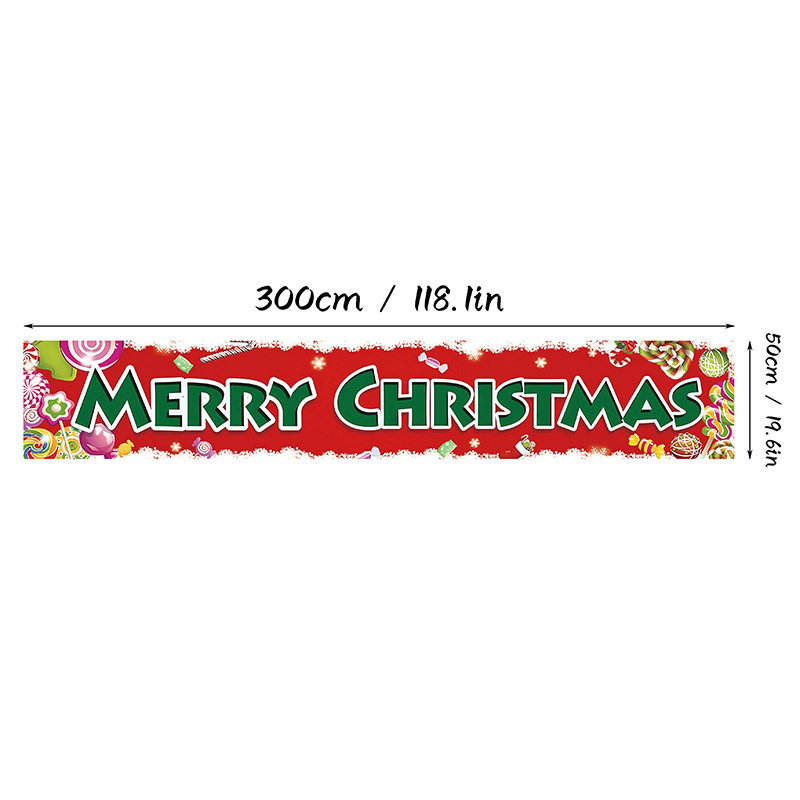 新しいクリスマスバナー メリークリスマス ホリデーシーン装飾 雪の結晶 高齢者向けの図面デザインをサポート|undefined