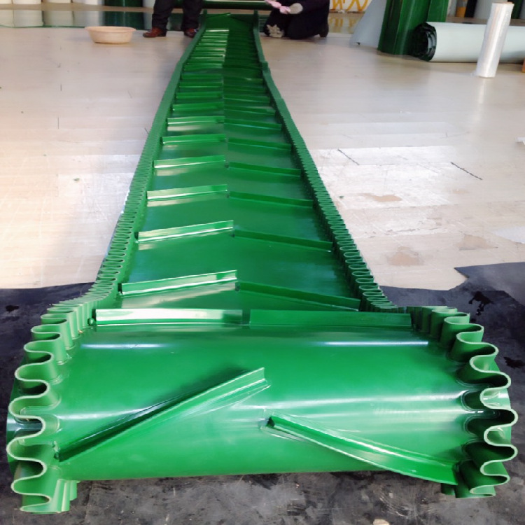 源头厂家八字花纹防滑耐磨物流传送带人字花纹磁选皮带输送带