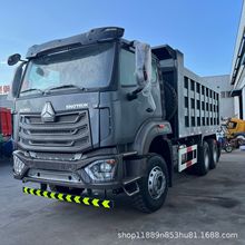 二手豪沃前四后八自卸车371马力二手howo渣土车运输车后翻工程车