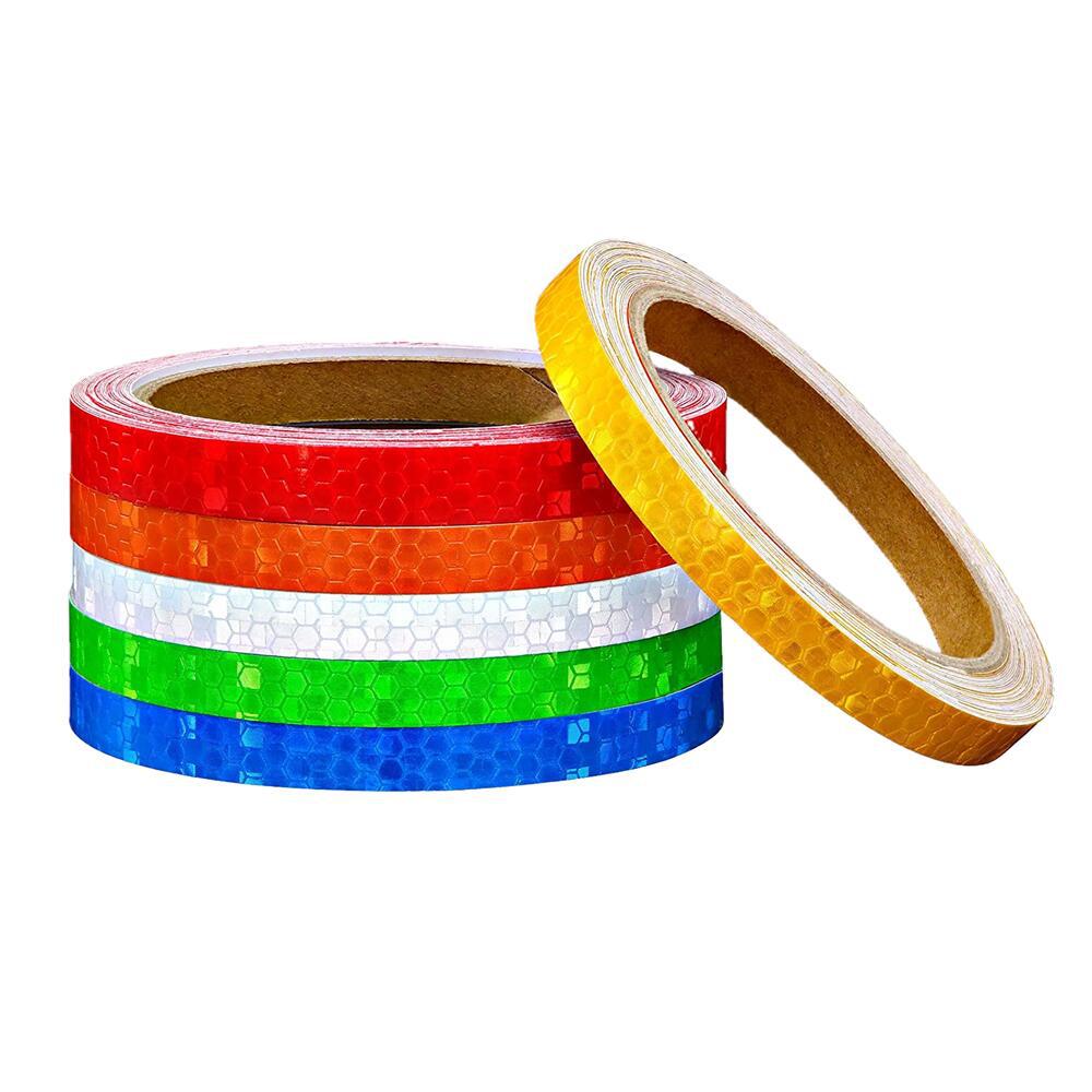 定制反光膠帶貼六角蜂窩PVC晶格反光貼膠帶發光貼紙車身裝飾標志