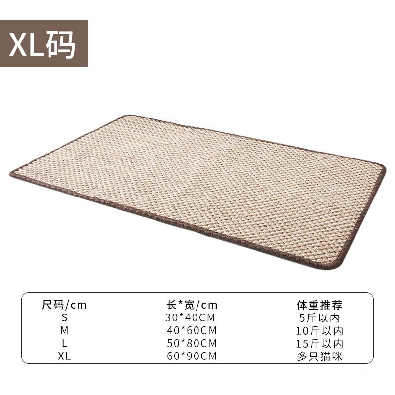 Gato imitación sisal gato rasguño almohadilla resistente a los arañazos resistente al desgaste sofá de protección garra estera gato nido mascota gato tablero del rasguño gato suministros