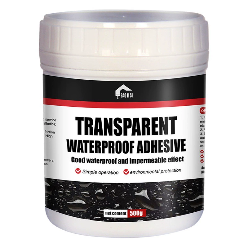 Прозрачный водонепроницаемый клей для трансграничных наружных стен, крыши, ванной комнаты, герметичный клей без разрушения кирпичного пола, водонепроницаемое герметизирующее покрытие