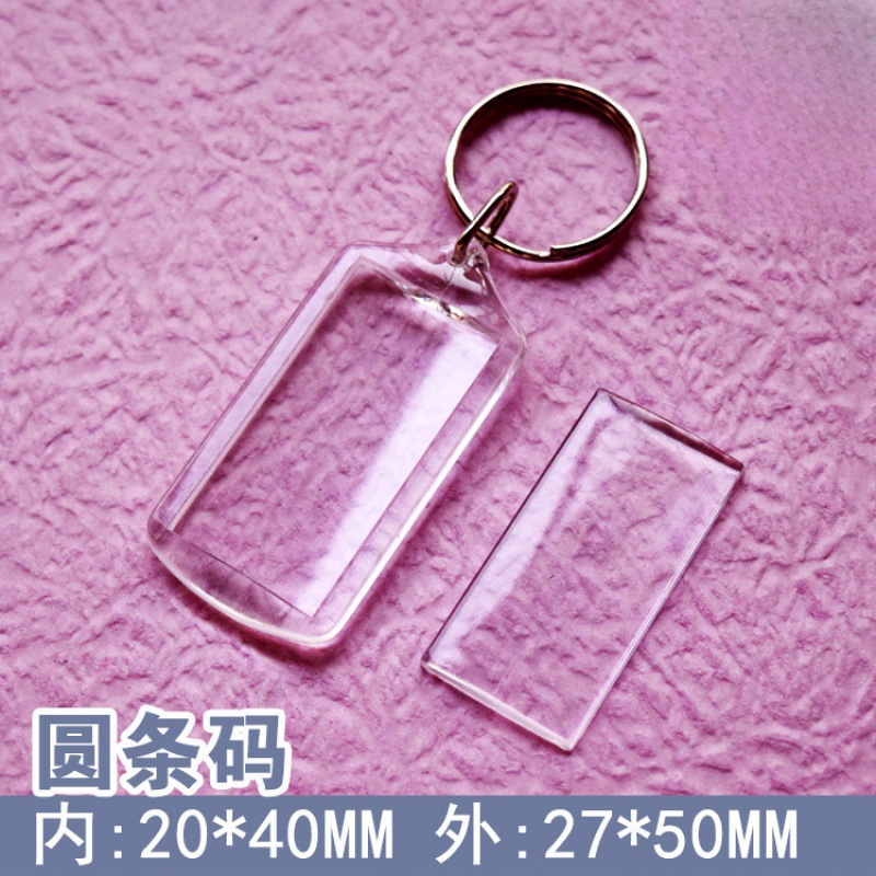 Acrylic transparent keychain, pendant