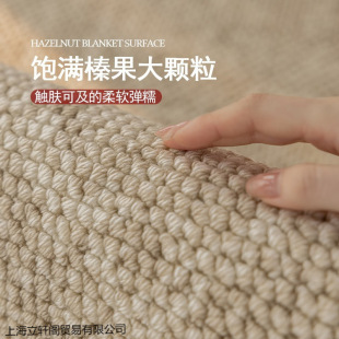 Wool New Zealand Carpet Imported Home Solid Color Living Room Bedside Coffee Table Bedroom Simple Sofa Light Luxury High-End