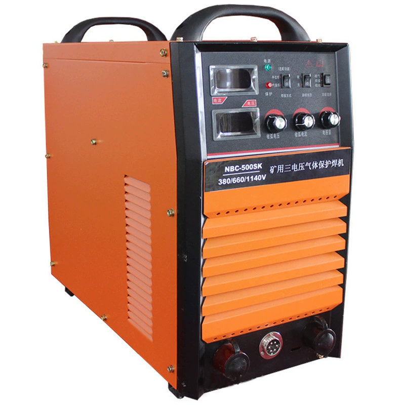 NBC-500SK горнодобывающий трехвольтный сварочный аппарат для защиты от газа горнодобывающий трехвольтный сварочный аппарат для защиты от газа