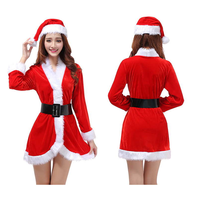 New European and American Christmas Costume Christmas Costume Stage Costume Christmas Uniform ds Party Role Play $x90