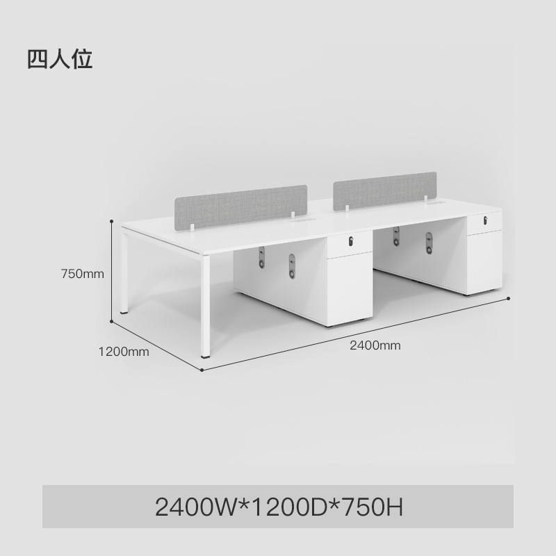 Escritorios y estaciones de trabajo – muebles de oficina modernos para 2/4/6 empleados