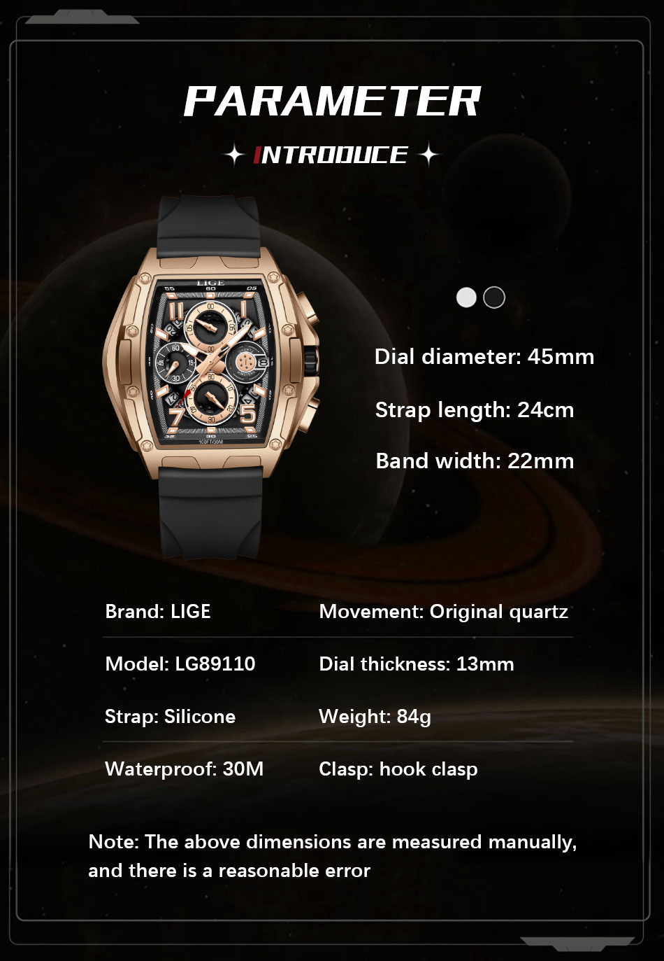 2023 New Hot Selling Watch Men's Multi Functional Waterproof Calendar Watch Sports Wine Bucket Curved Mirror Hollow Out Watch_voghion.com