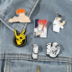 Electric Guitar Man Series Pin Japanese Anime Merchandise Akira Hoshino Astronaut Maimai Fandom Metal Oil Drop Badge