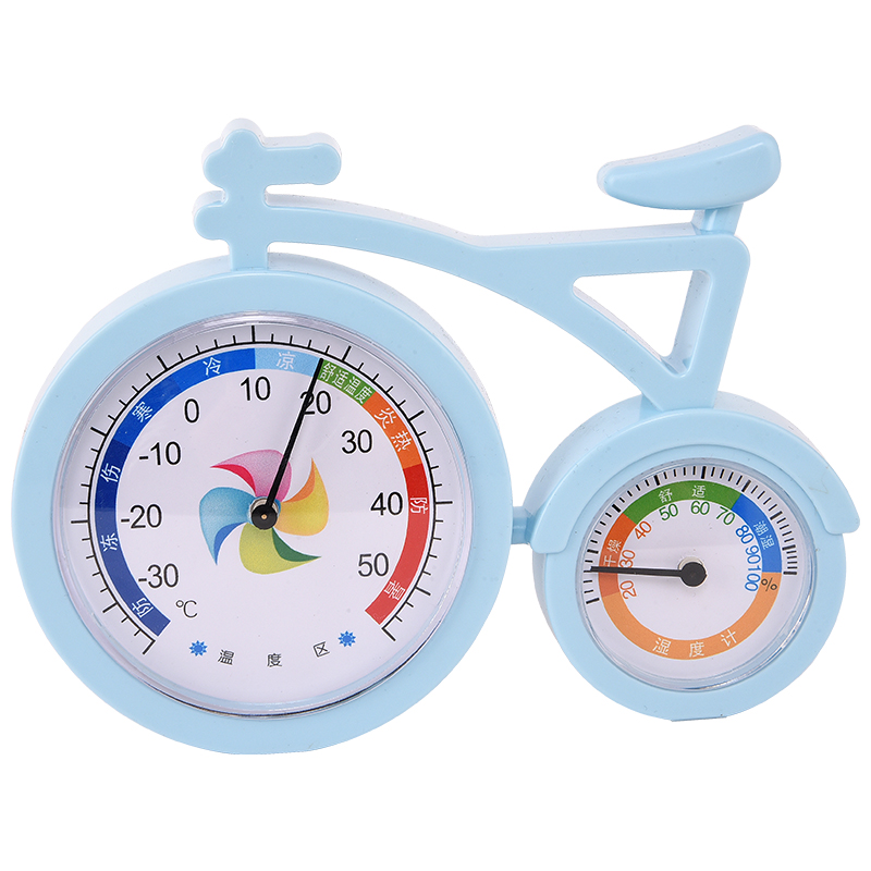 @ 온도계 홈 실내 고정밀 온도 측정기 베이비 룸 창조적 인 귀여운 벽 장착 온도 및 습도 측정기