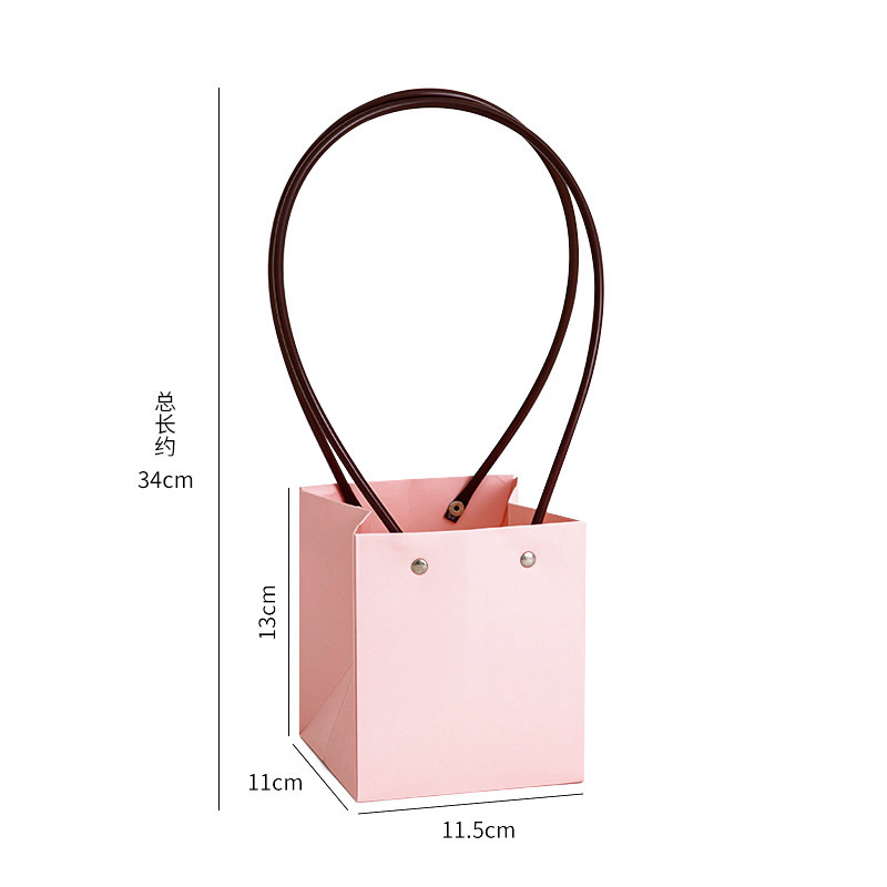 Bolsa de PVC transparente para arreglos florales del Día de la Diosa, bolsa impermeable para ramo de flores, caja de flores portátil, bolsa de embalaje para flores