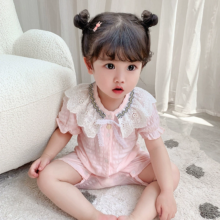 idea Summer bodysuit girl's for new born, summer clothing, with short sleeve
