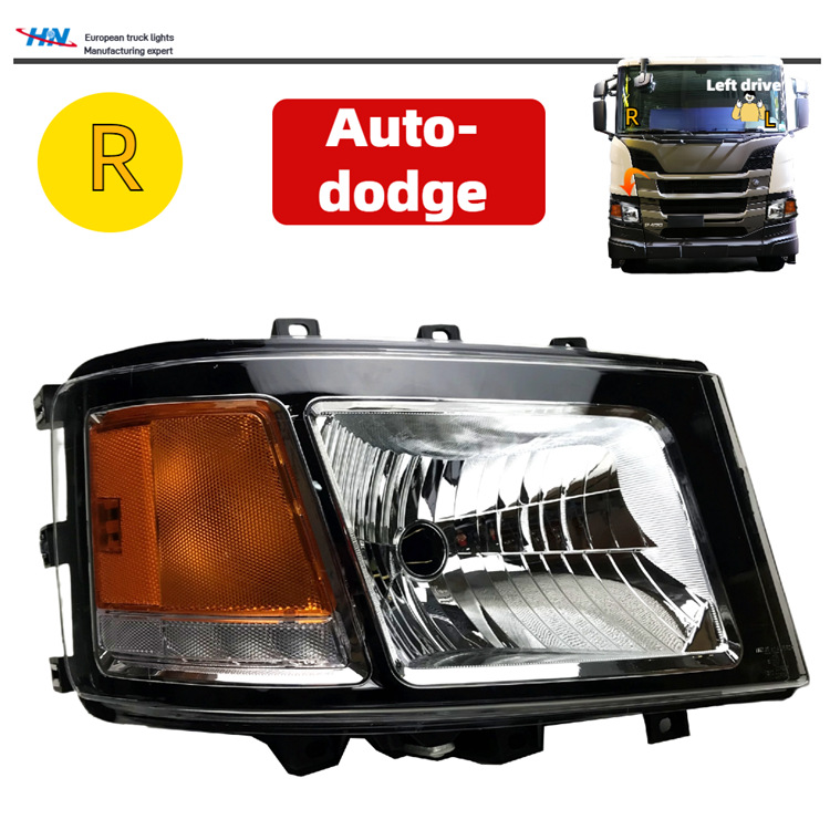 Dimmer eléctrico Scania Truck Headlight Assembly Halogen Light para el nuevo camión bomba P450 de Scania