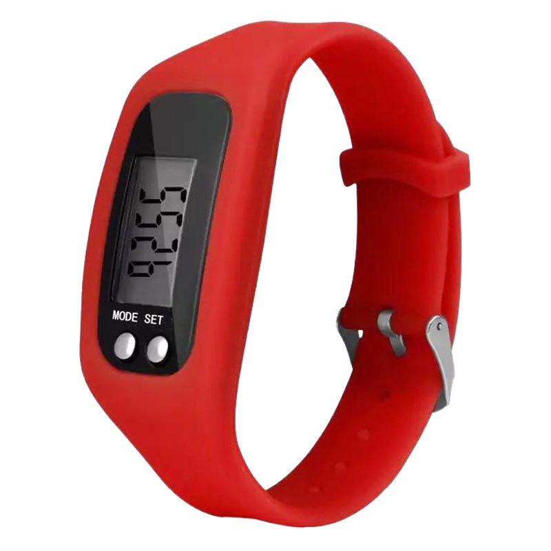 Silicone Multifunctional Electronic Pedometer Bracelet Watch, Pedometer in Stock Wholesale, Sports Led Electronic Watch Special Price