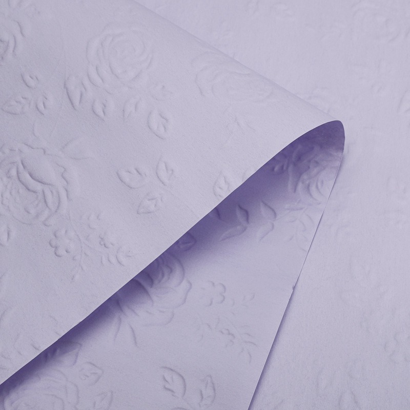 Papel de regalo para flores famoso en Internet, papel artístico con relieve tridimensional, papel de kapok impermeable, materiales de embalaje para arte floral.
