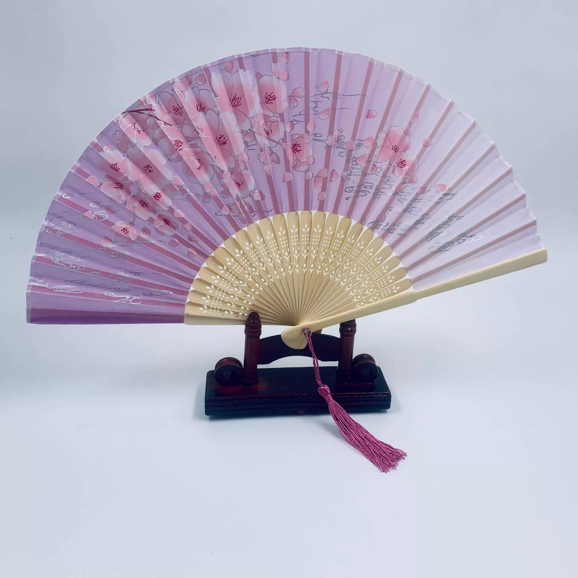 Folding Hand Fan Hanfu Style, Silk-screen Print, High-definition Patterns, Fine Workmanship