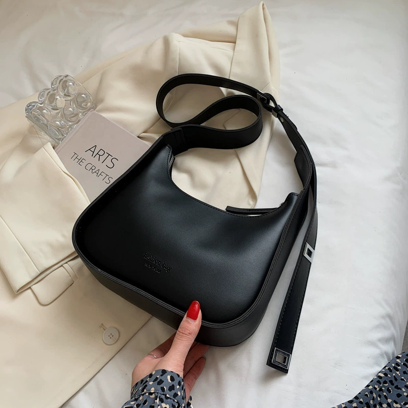 One-Shoulder Bag with Universal Strap, Faux Leather Crossbody, Stylish Everyday 4 Colors