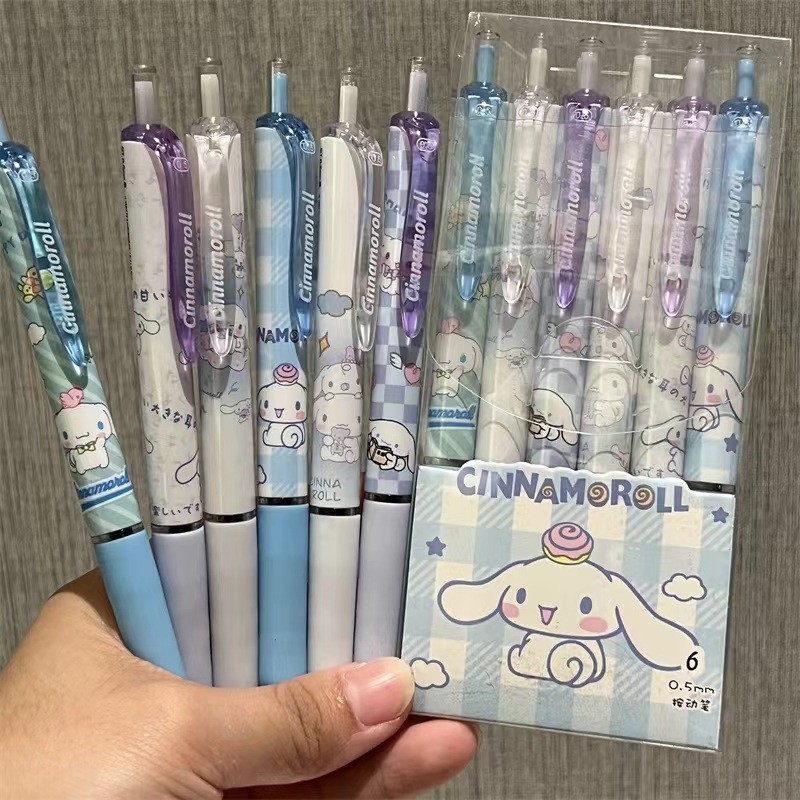 ins 高価値プレスゲルペン + ST ヘッド漫画かわいい 0.5 速乾性黒ペン水性ペン + 学生試験問題|undefined