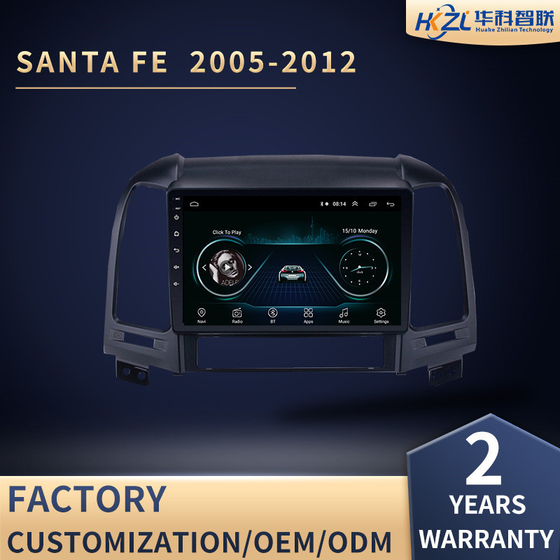 Hyundai Santa Fe üçün Android avtomobil ekranı MP5 pleyer
