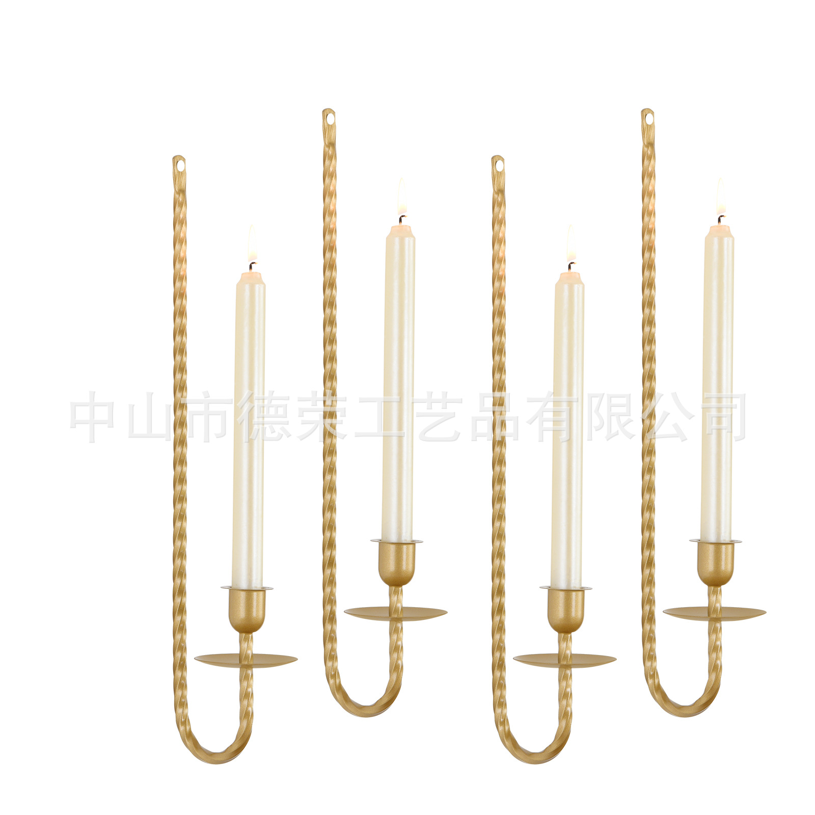 Amazon simple candelabros de hierro forjado colgados en la pared de alto nivel de hierro forjado colgado en la pared en forma de botón L decoración de la atmósfera de candelabros