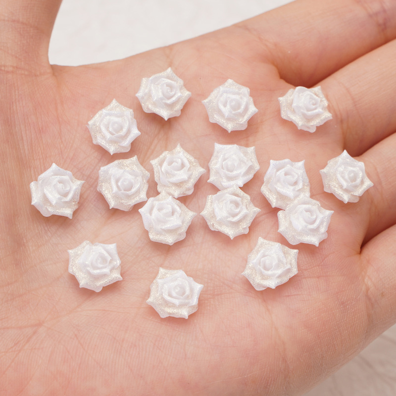 树脂软胶扎染仿真花紫外线夜光散珠DIY手工串珠材料饰品配件材料|undefined