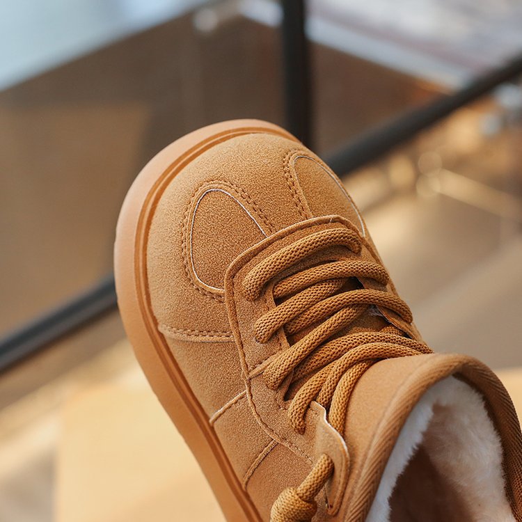 Mädchen-Schneestiefel 2025, dicke Fleece-Baumwollstiefel für den Winter, vielseitig, rutschfest, warme, weiche Sohle, kältebeständig_voghion.com