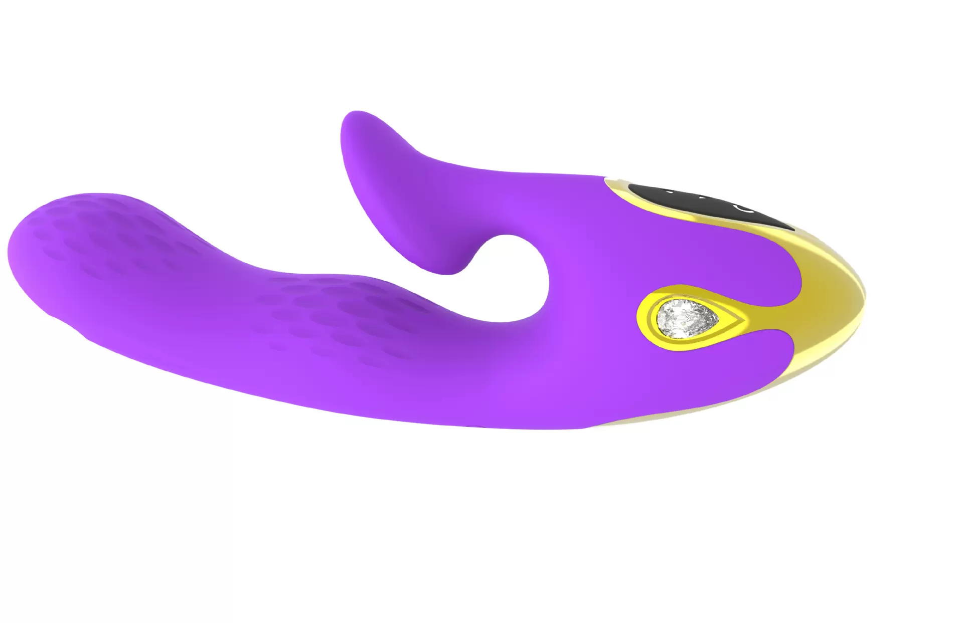 迷你双头av震动棒女用自慰器 男用共用震动棒 强震女性按摩棒外贸