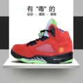 Aj5 red and yellow mandarin duck