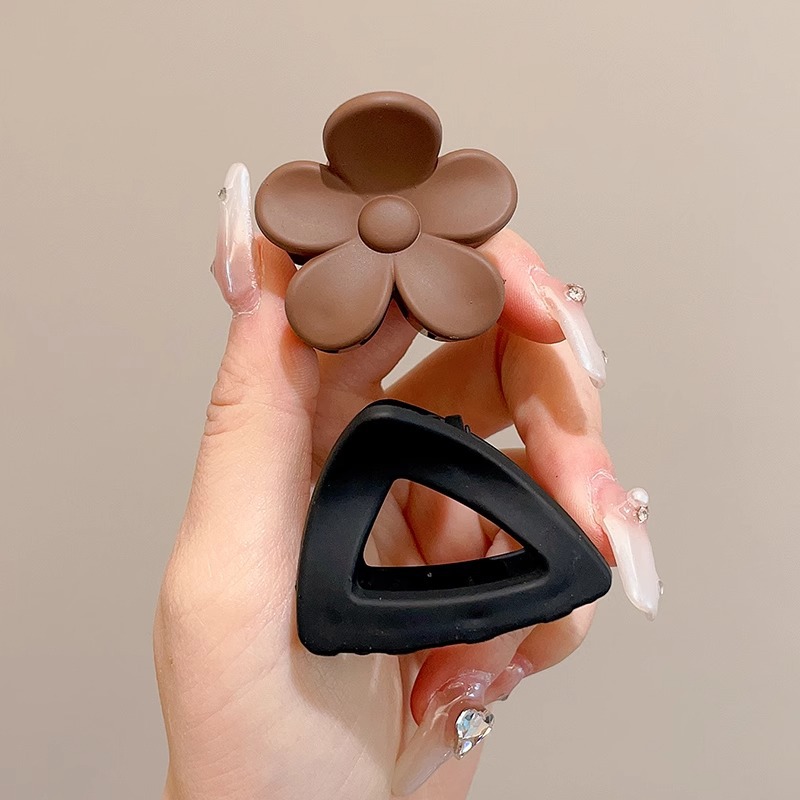 Acrílico pequeño clip de agarre para mujeres 2025 nuevo clip de alta sensación tocado de cola de caballo alto fijo artefacto clip de cabello clip de cabello