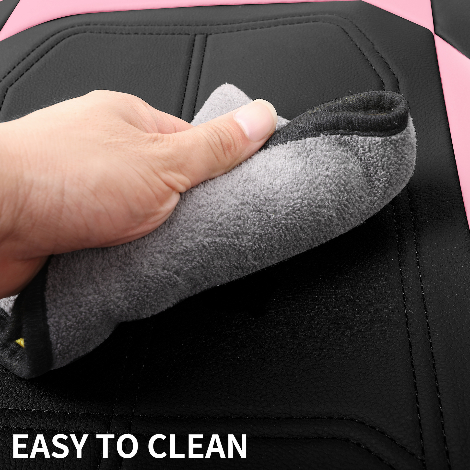 Cross-Border Car Seat Cushion, Universal Color Matching Square Single and Double Piece Seat Cover for All Seasons, One Piece Drop Shipping, Free Car Seat Cushion