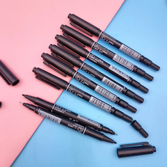 雙頭勾線筆120水性記號筆美術繪畫盒裝彩色馬克筆盒裝記號筆批發