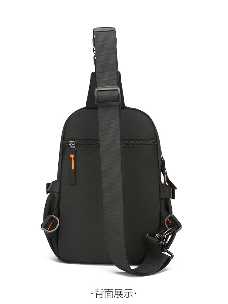 Amazon cross-border men's chest bag, outdoor single-shoulder travel crossbody bag wholesale, multi-functional dual-purpose commuting backpack undefined